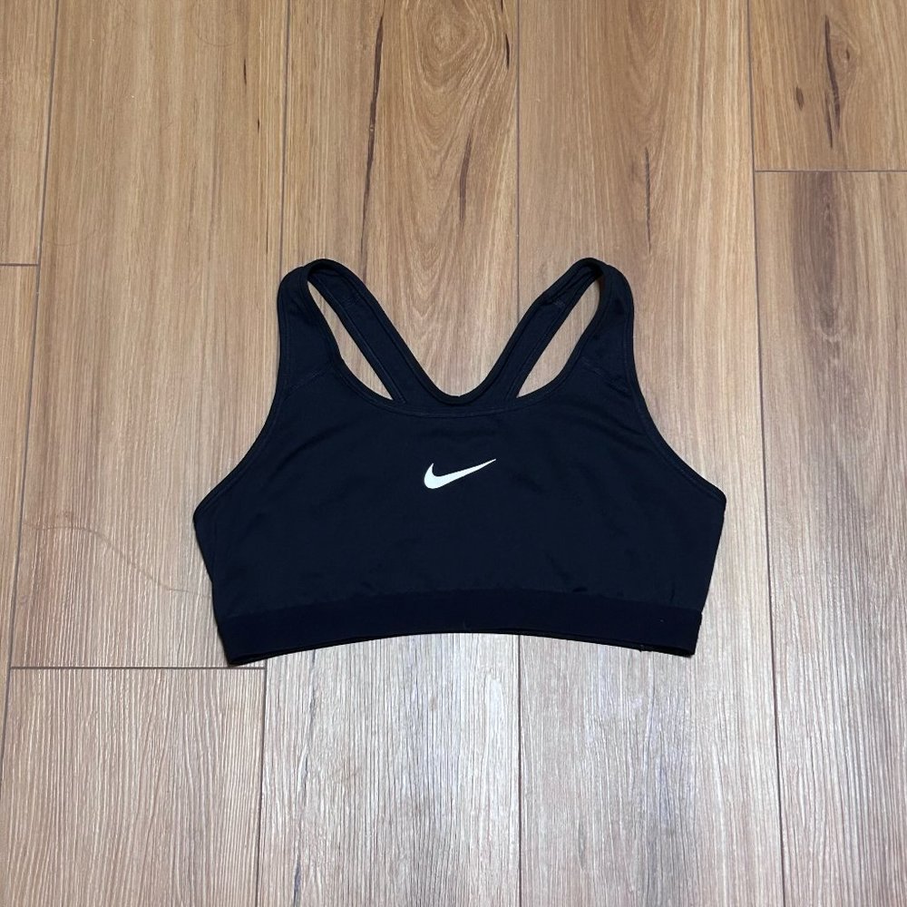NIKE black dri-fit sports bra